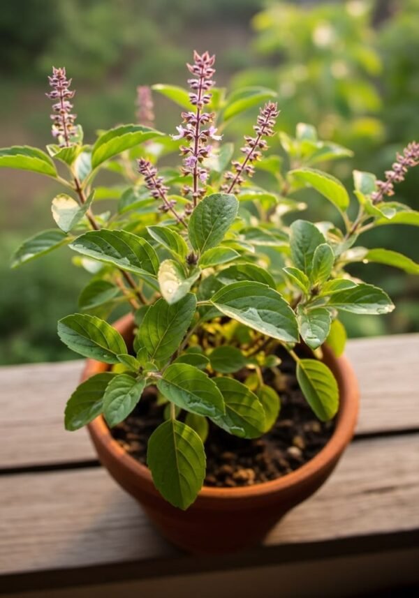tulsi Tulsi Plant (Ocimum spp. / Sacred Holy Basil Live Medicinal Plant)